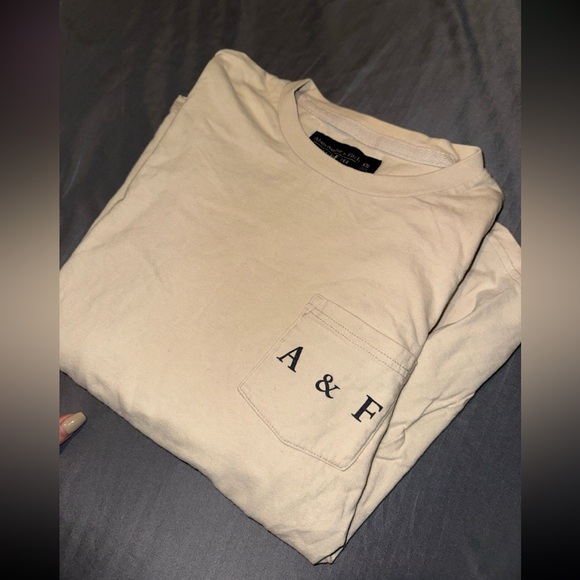Abercrombie & Fitch Beige / Tan Long Sleeve Extra Small - Picture 3 of 5